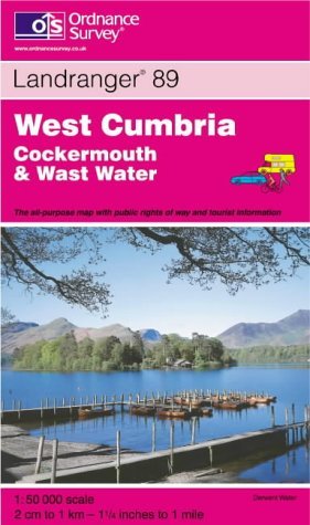 Read online Landranger Map 89 West Cumbria, Cockermouth and Wast Water - NOT A BOOK | PDF