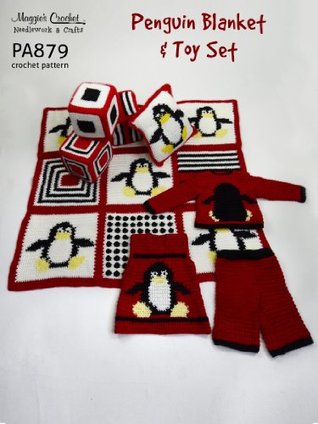 Download Crochet Pattern Penguin Blanket and Toy Set PA879-R - Maggie Weldon | ePub