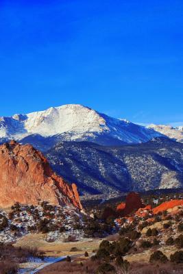 Download Pike's Peak Mountain, Colorado: Blank 150 Page Lined Journal for Your Thoughts, Ideas, and Inspiration - NOT A BOOK file in PDF