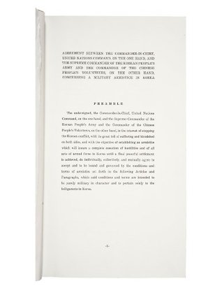 Read Complete text of the Korean War Armistice Agreement July 27th, 1953 [annotated] - United Nations and US Government file in ePub