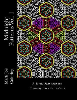Download Midnight Patterns Vol. 1: A Stress Management Coloring Book for Adults - Penny Farthing Graphics file in ePub