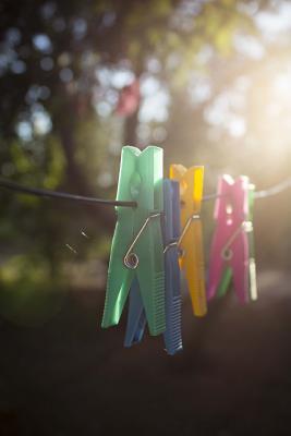 Download Clothes Pins on a Clothesline Journal: 150 Page Lined Notebook/Diary - NOT A BOOK file in PDF