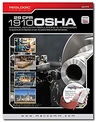 Read Online Mancomm 29 CFR: Parts 1910-End OSHA General Industry Regulations Premuim, July 2019 - Mancomm | ePub