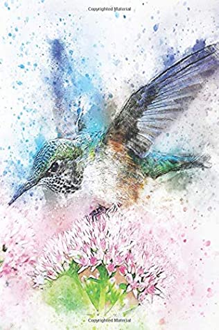 Read Watercolor Hummingbird: 120 Pages 6” x 9” Blank Lined Notebook, Journal or Diary -  file in ePub
