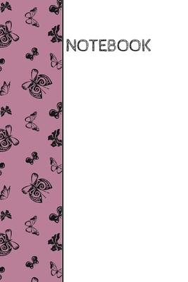 Download Notebook: Butterflies wrap around design notebook: 90 blank lined pages: 6x9 - One Sketch A Day Pencils And Pens | PDF