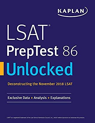 Read Online LSAT PrepTest 86 Unlocked: Exclusive Data   Analysis   Explanations (Kaplan Test Prep) - Kaplan Test Prep file in PDF