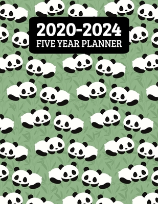 Read 2020-2024 Five Year Planner: Monthly Planner - 60 Month Calendar Scheduler Diary for 5 Years With Notes - Cute Cool Panda Bear Animal (8.5x11) -  | PDF