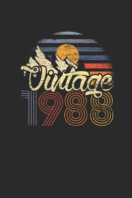 Full Download Vintage 1988: Blank Lined Notebook (6 x 9 - 120 pages) Birthday Themed Notebook for Daily Journal, Diary, and Gift - Vintage Birthday Publishing file in PDF