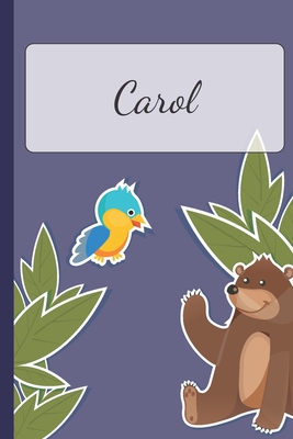 Full Download Carol: Personalized Notebooks - Sketchbook for Kids with Name Tag - Drawing for Beginners with 110 Dot Grid Pages - 6x9 / A5 size Name Notebook - Perfect as a Personal Gift - Planner and Journal for kids -  file in PDF
