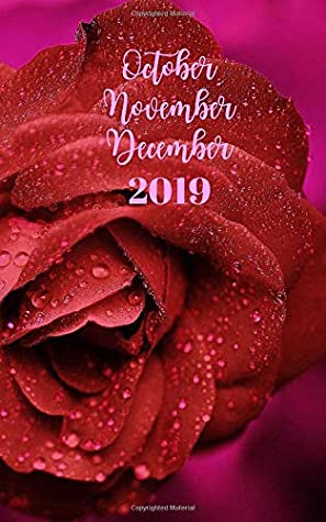 Read October, November, December 2019: 5 x 8 126 page End of the Year Organization Dated Day Planner and Monthly Agenda 2019 Calendar With Year At A  Lists, Journaling or Sketching Red Rose Cover - Amity Beth | PDF
