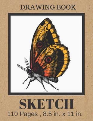 Read Online SKETCH Drawing Book: Cute Orange Butterfly Cover, Blank Paper Notebook for Artists, Boys & Girls who love Butterflies . Large Sketchbook Journal for Drawing, Writing, Doodling & Doodle Diaries 109 Pages (8.5 x 11) Gift Idea - Ignite Artwork Books | ePub