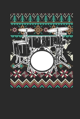 Full Download Ugly Christmas Sweater - Drums: Blank Lined Notebook / Journal (6 X 9 -120 Pages) - Ugly Christmas Gift Idea -  file in PDF