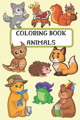 Full Download Coloring Book Animals: Children activity book for kids ages 2-10, boys and girls, easy coloring book - Amazing Notebooks | ePub