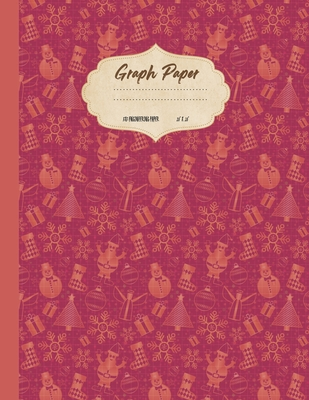 Read Graph paper: Cute Christmas yule snowman theme cover. Large US letter 8.5x11. 5x5 engineering 1/2 inch graphing grid. - Red Bear Trackers & Planners file in PDF