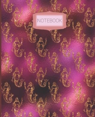 Download Notebook: Wide Ruled Line Notebook, School Notebook, Homes School Notebook, Gift for Kids, Students, Teens, 7.5 x 9.25 inches, Purple Mermaid Notebook - Kraftingers House file in ePub