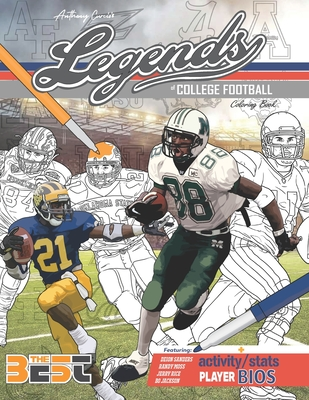 Read Online Legends of College Football Coloring, Activity and Stats Book: Feat. Randy Moss, Jerry Rice, Bo Jackson, Deion Sanders and so many more! - Anthony Curcio file in ePub