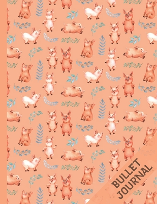 Download Pigs Bullet Journal: Pig Gifts: Blank Paperback Dot Grid Paper Notebook for School: 8.5 x 11 - Creabooks Publishings file in ePub