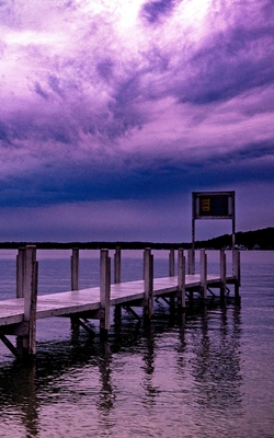 Full Download Notebook: Lake Pier Water Sky Clouds Nature Landscape - Wild Pages Press | PDF