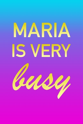 Download Maria: I'm Very Busy 2 Year Weekly Planner with Note Pages (24 Months) Pink Blue Gold Custom Letter M Personalized Cover 2020 - 2022 Week Planning Monthly Appointment Calendar Schedule Plan Each Day, Set Goals & Get Stuff Done - Imverybusy Planners | PDF