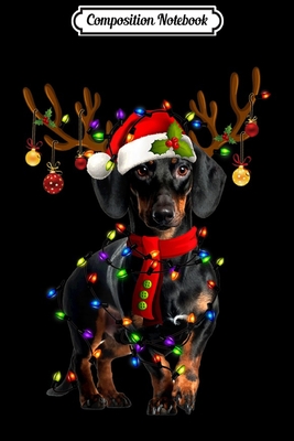 Read Online Composition Notebook: Funny Dachshund Christmas Reindeer Christmas Lights Pajama Journal/Notebook Blank Lined Ruled 6x9 100 Pages - Janusz Jansen | PDF