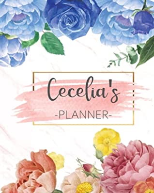 Download Cecelia's Planner: Monthly Planner 3 Years January - December 2020-2022 Monthly View Calendar Views Floral Cover - Sunday start - Babanana Planner | PDF