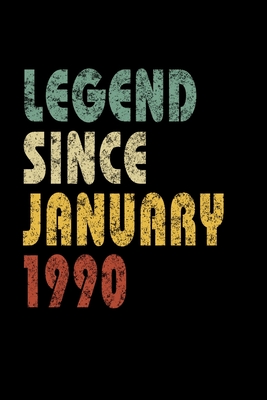 Download Legend Since January 1990: Retro Birthday Gift Notebook With Lined College Ruled Paper. Funny Quote Sayings 6 x 9 Notepad Journal For Taking Notes At Work, School Or Home For People Born In January 1990. -  file in PDF