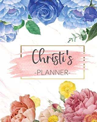 Read Online Christi's Planner: Monthly Planner 3 Years January - December 2020-2022 Monthly View Calendar Views Floral Cover - Sunday start - Babanana Planner file in PDF