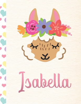 Full Download Isabella: Personalized Llama Journal For Girls - 8.5x11 110 Pages Notebook/Diary With Pink Name - Llama Journals | PDF